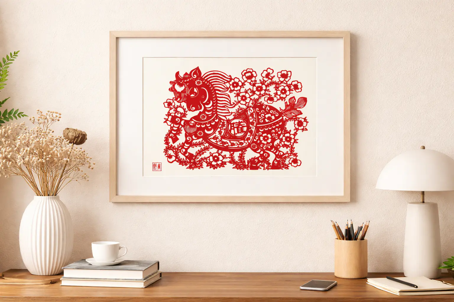 Zodiac Series: Year of Rat/Mouse Chinese Paper Cut 2020/2008/1996/198 4/1972/1960